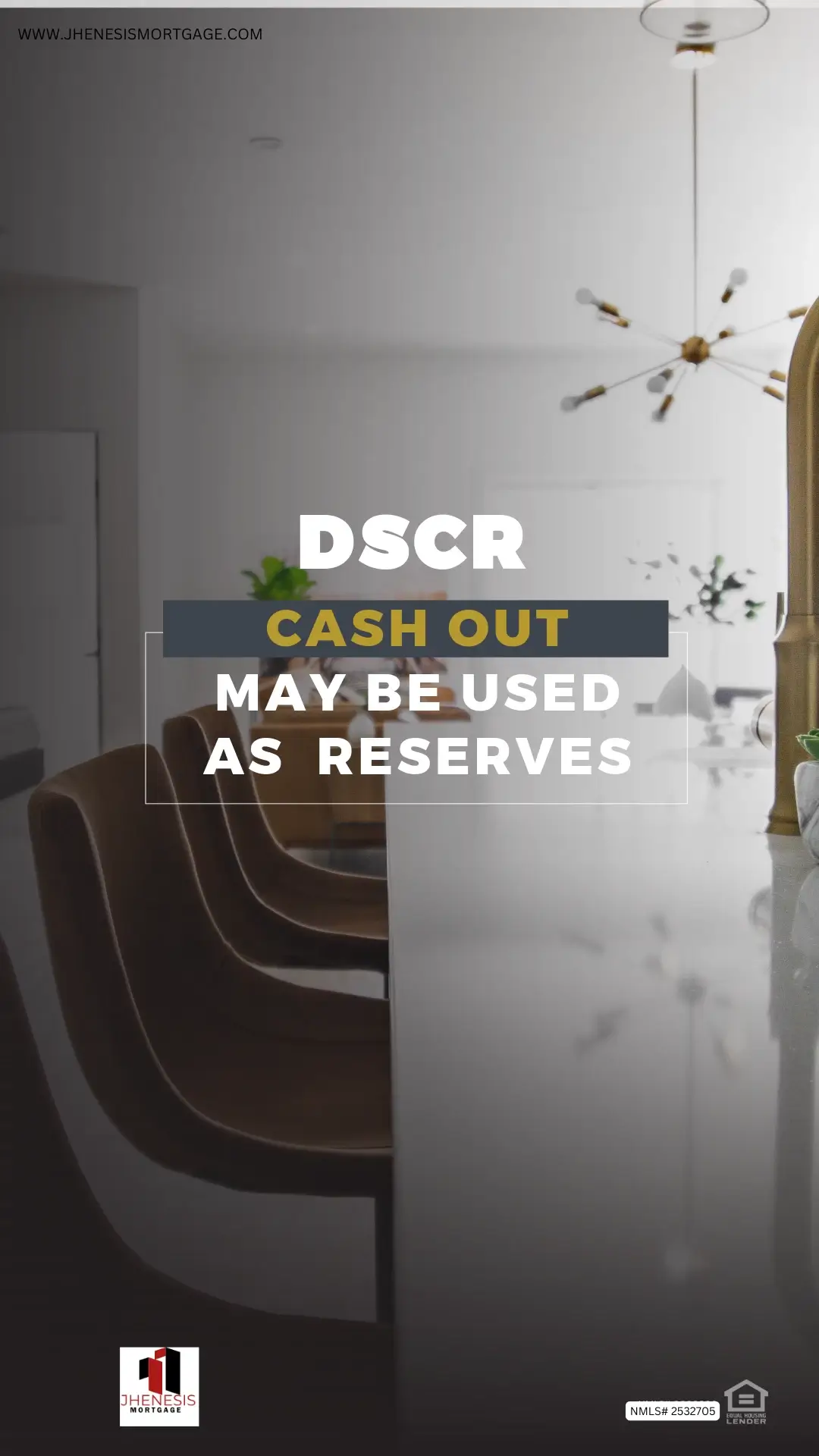 Unlock Flexibility with Cash-Out DSCR Loans for Reserves | Jhenesis Mortgage